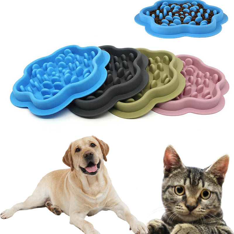 cuencos para gatos de alimentación lenta